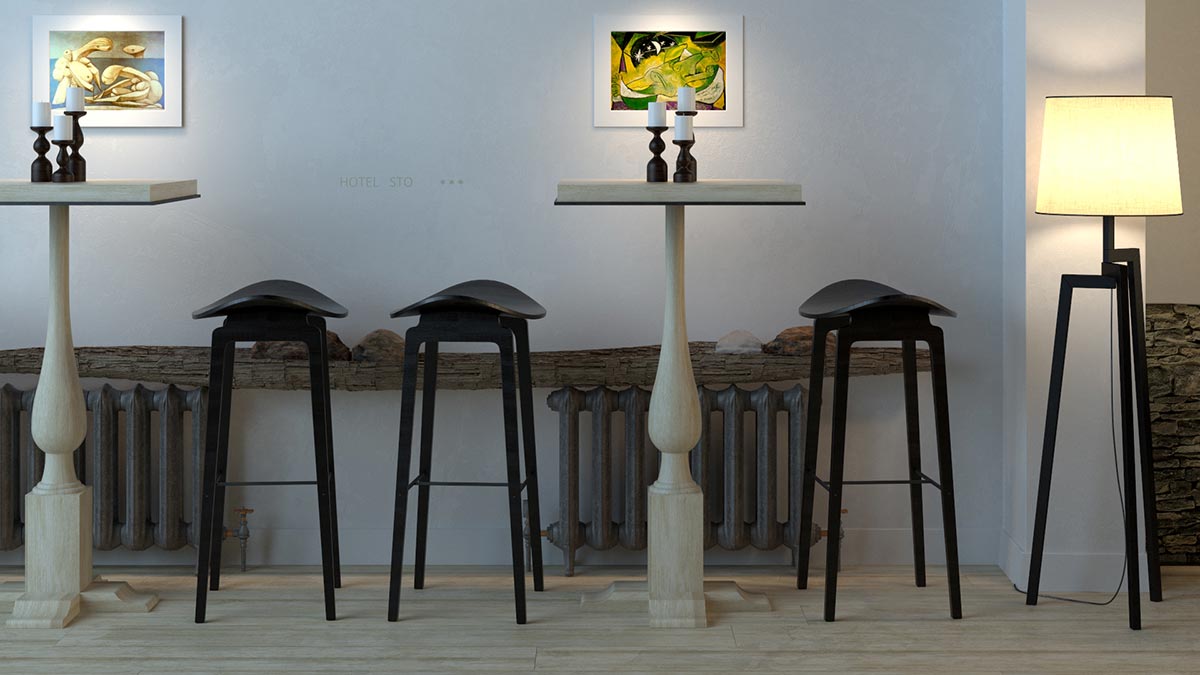 design barových stolků