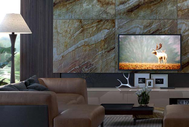 Úvodní obrázek galerie 3d návrhu interiéru obývacího pokoje