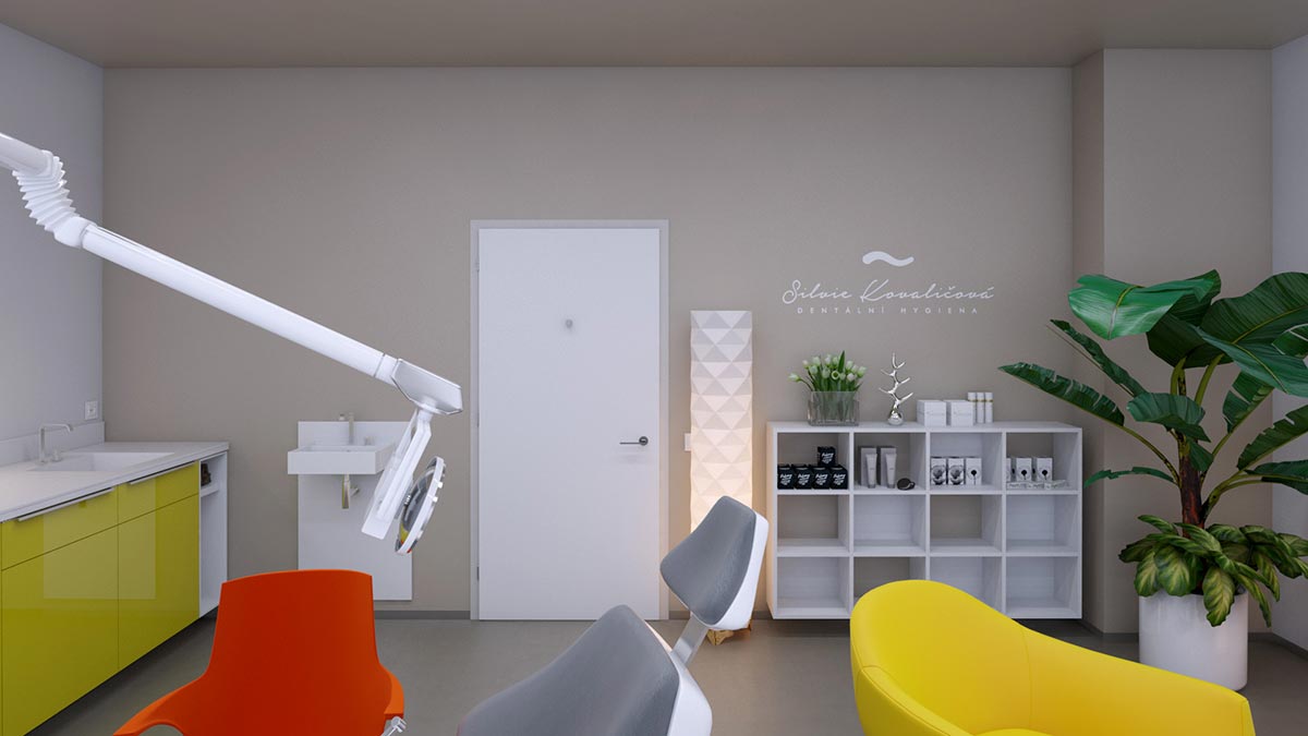 Vizualizace návrhu ordinace zubní hygieny