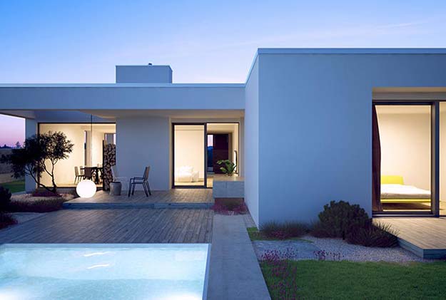 Úvodní obrázek vizualizace designu rodinného domu v Srchu