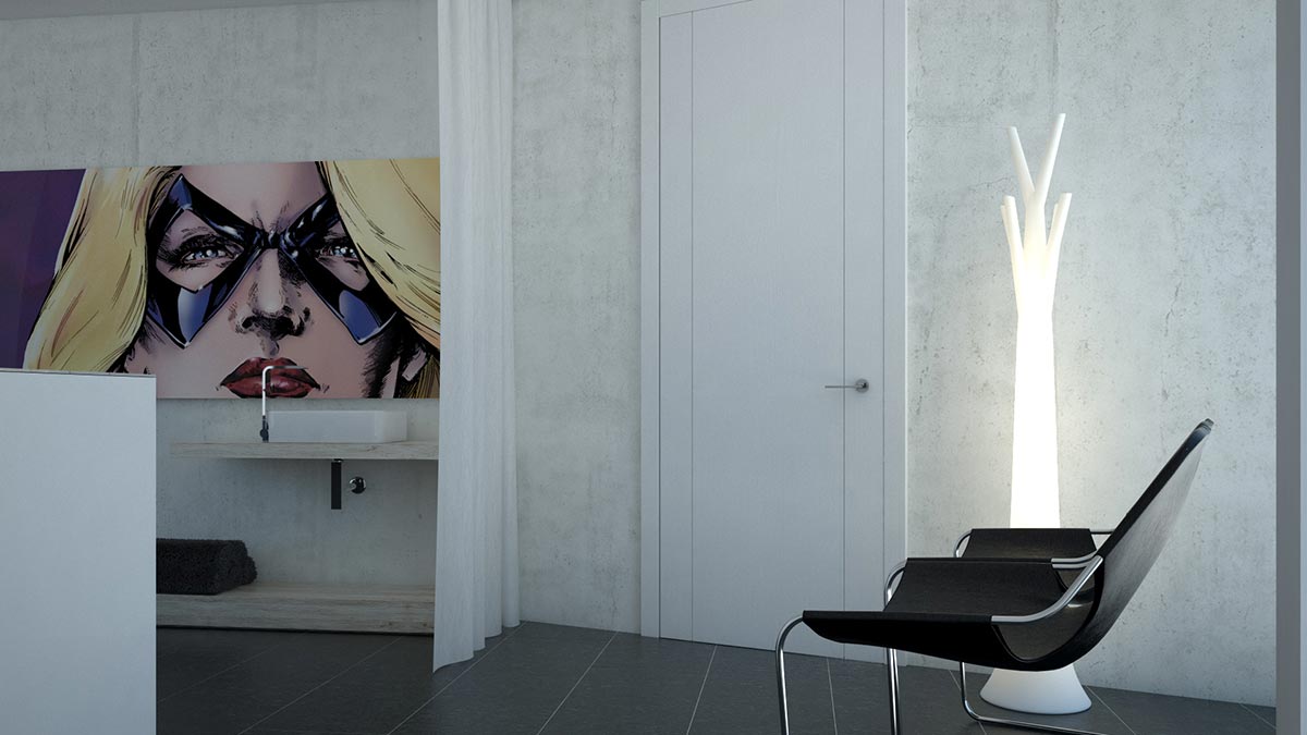 Vizualizace designu kadeřnictví