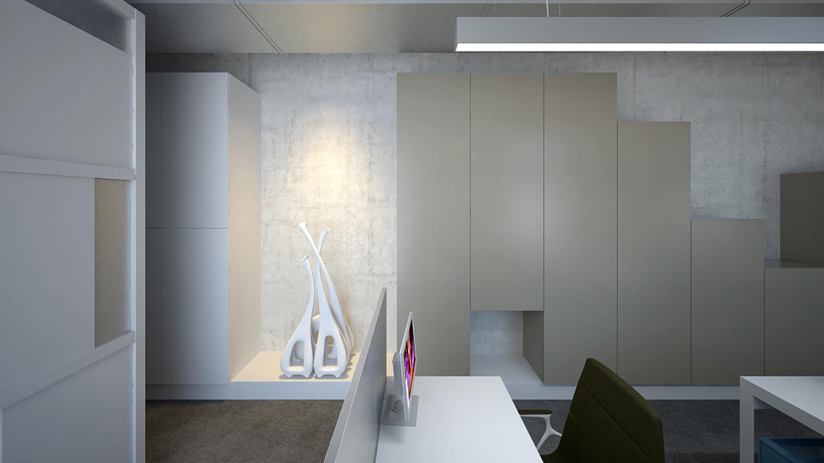 3D návrh kanceláře