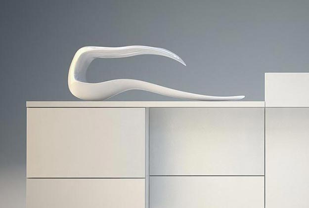 Detail designu komody do soukromé pracovny