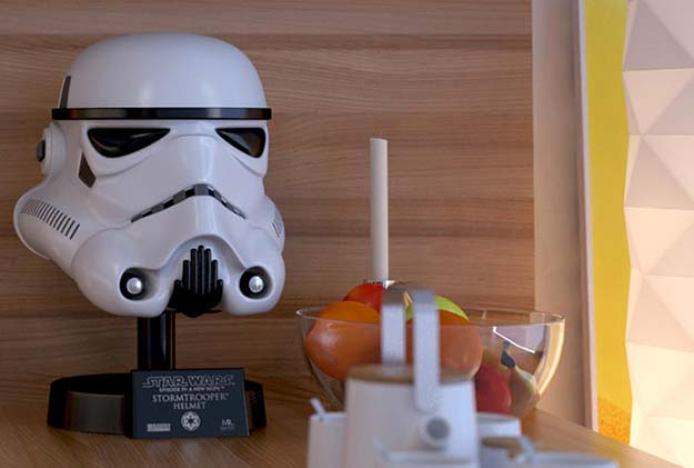 Detail 3d vizualizace kuchyně